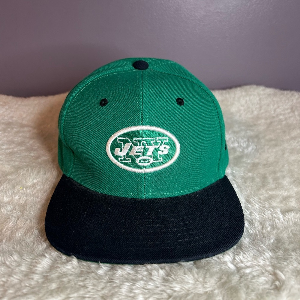 New York Jets Premium Headwear SnapBack Cap Hat Grn/Blk